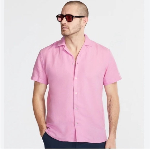 Chubbies The Magnolia Button Down Linen Sunday Shirt NWT - Picture 1 of 16